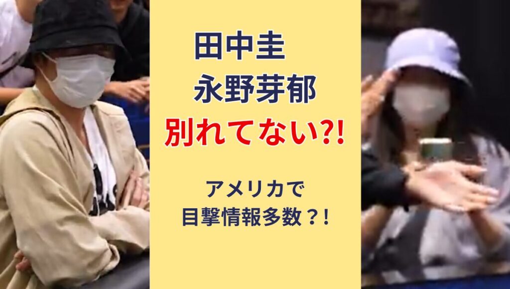 【画像】田中圭と永野芽郁は別れた?!アメリカで密会中との噂も?目撃情報も
